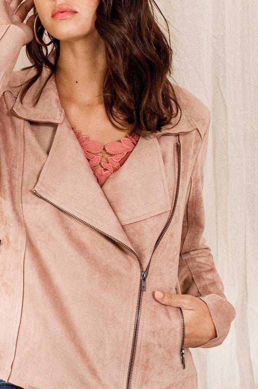 Suede Pink Jacket