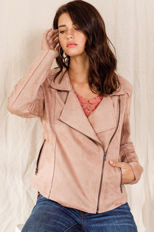 Suede Pink Jacket