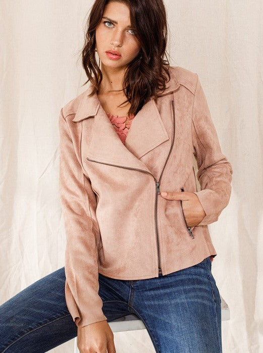 Suede Pink Jacket