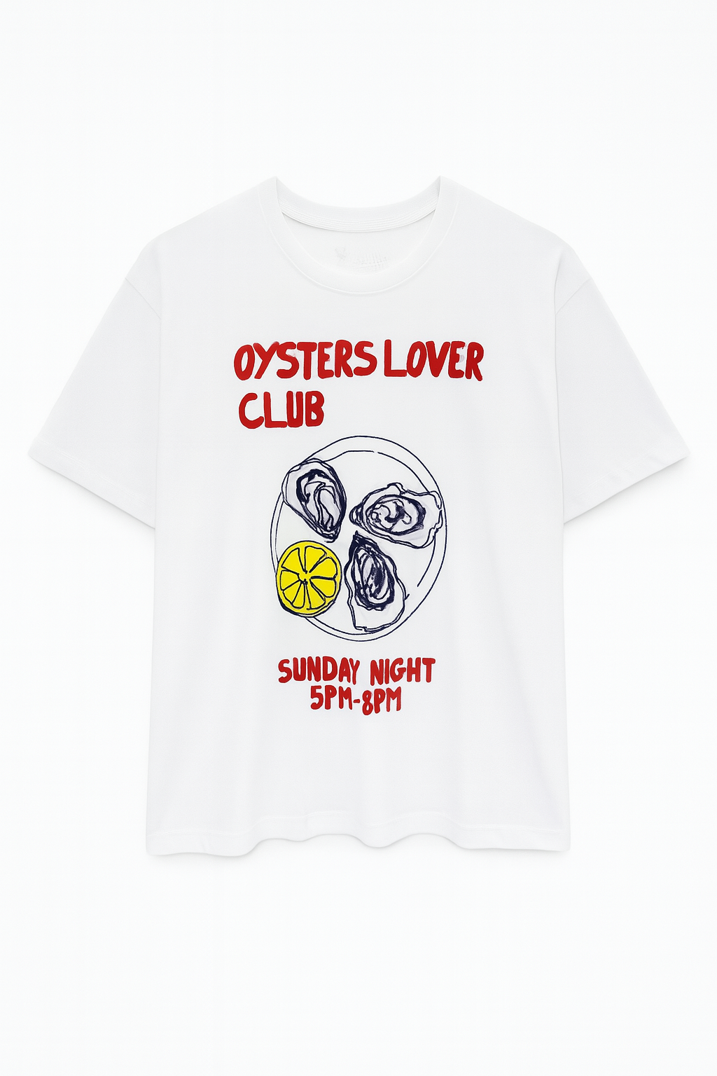 Camiseta Oversized Oyster Lover Club