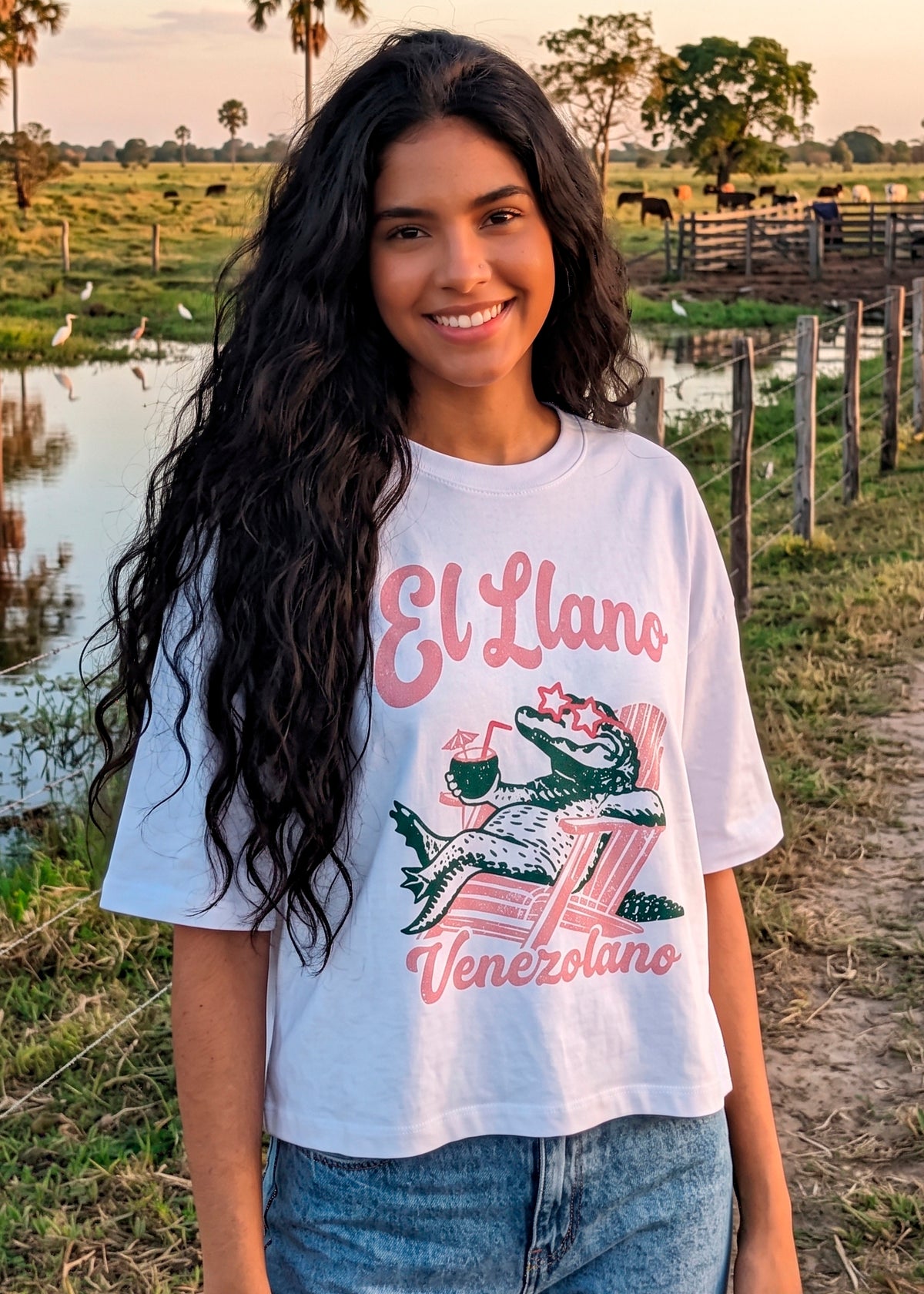 Camiseta Boxy Top Los Llanos