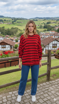 Oversize Sweater de Rayas