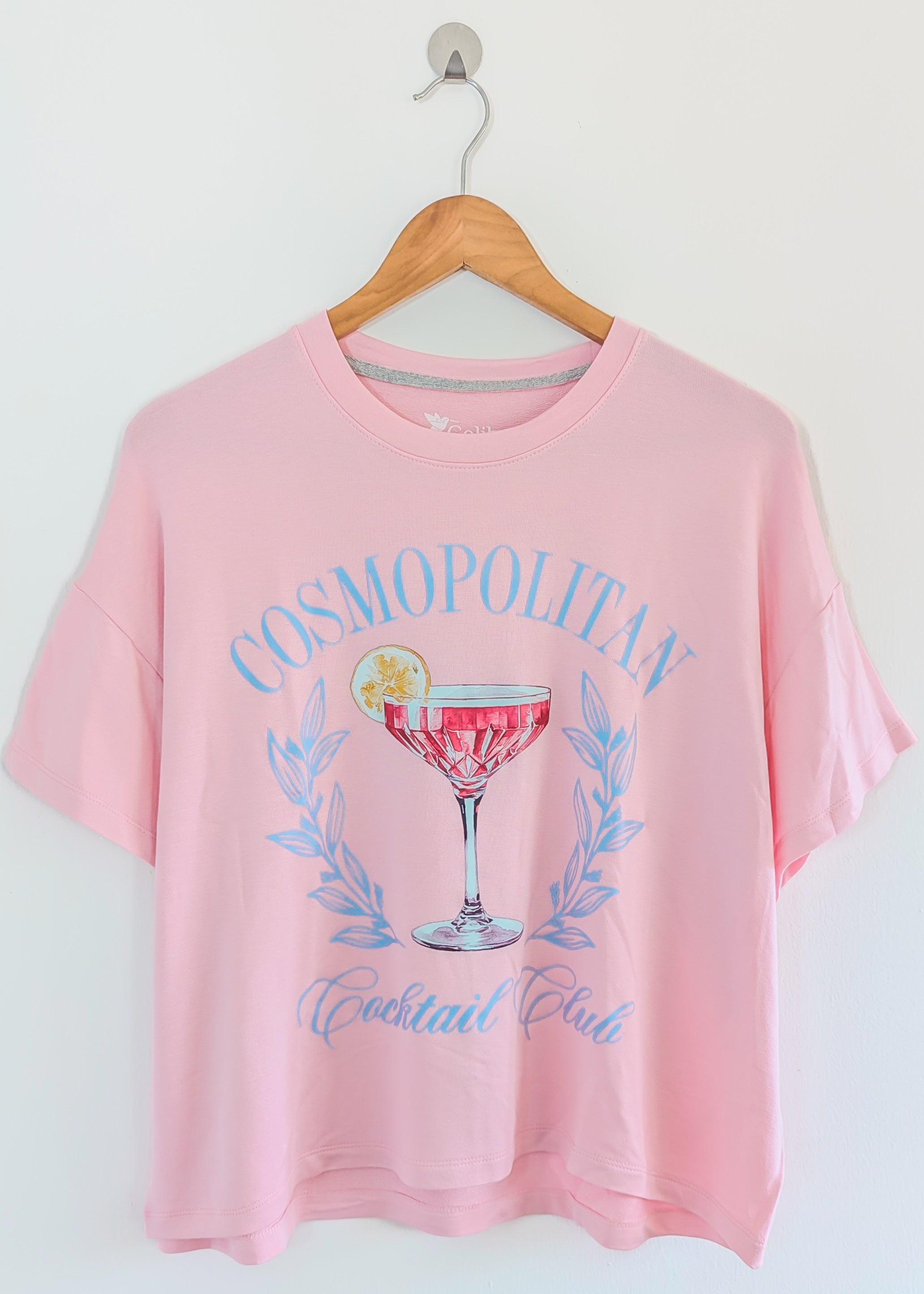 Camiseta Oversize Manga Corta Cosmopolitan