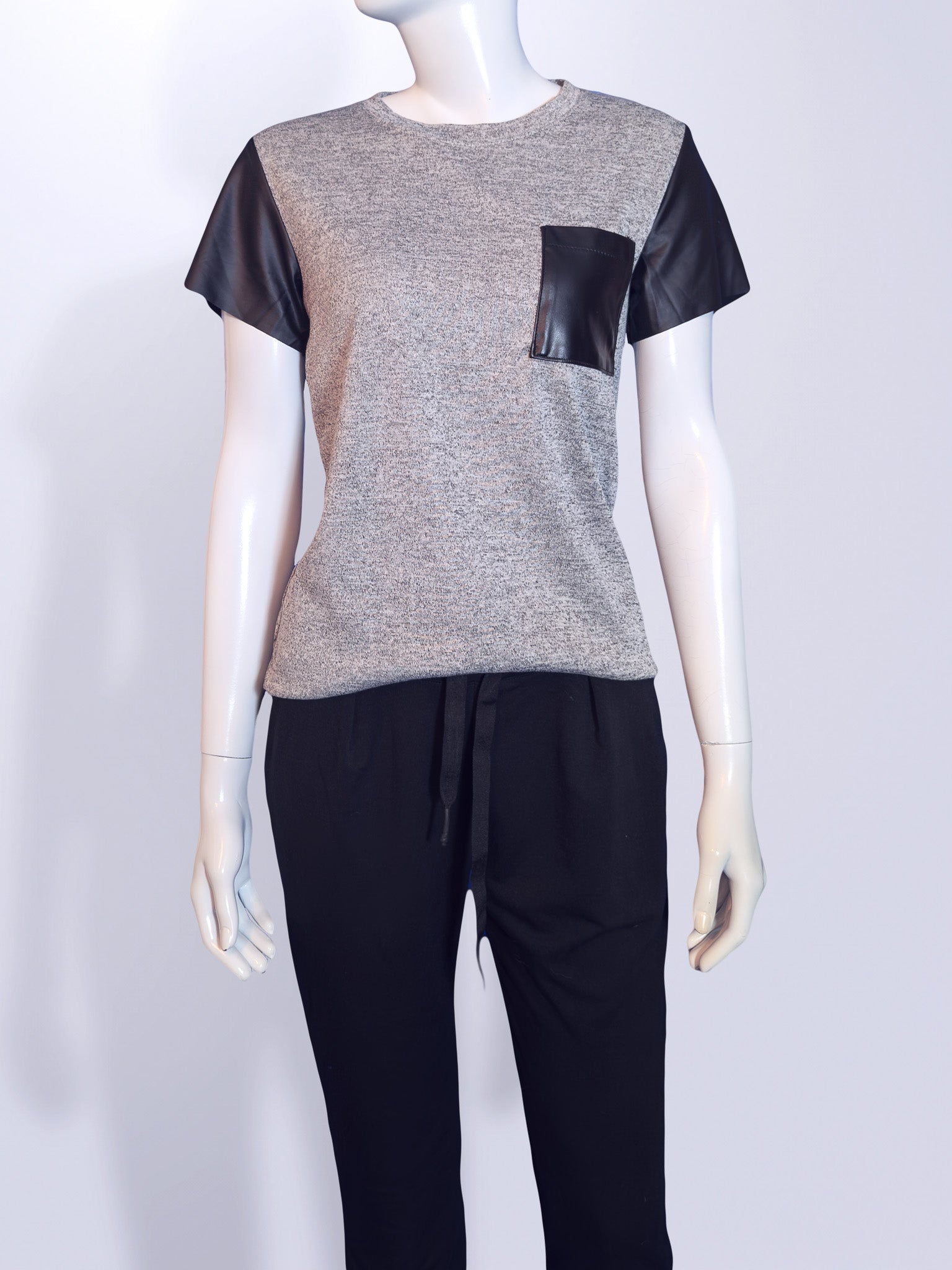 Camiseta Manga Cuerina