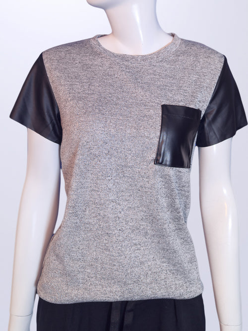 Camiseta Manga Cuerina