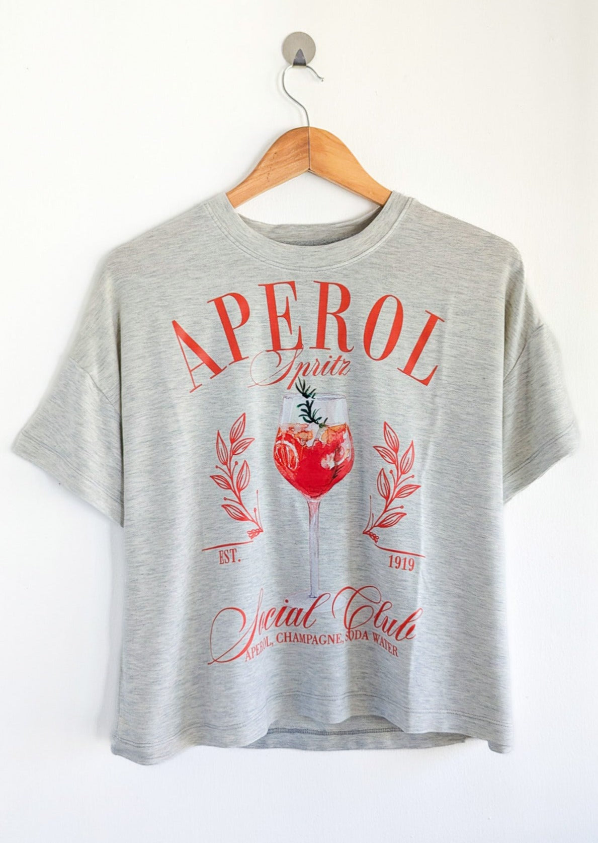 Camiseta Oversize Manga Corta Aperol