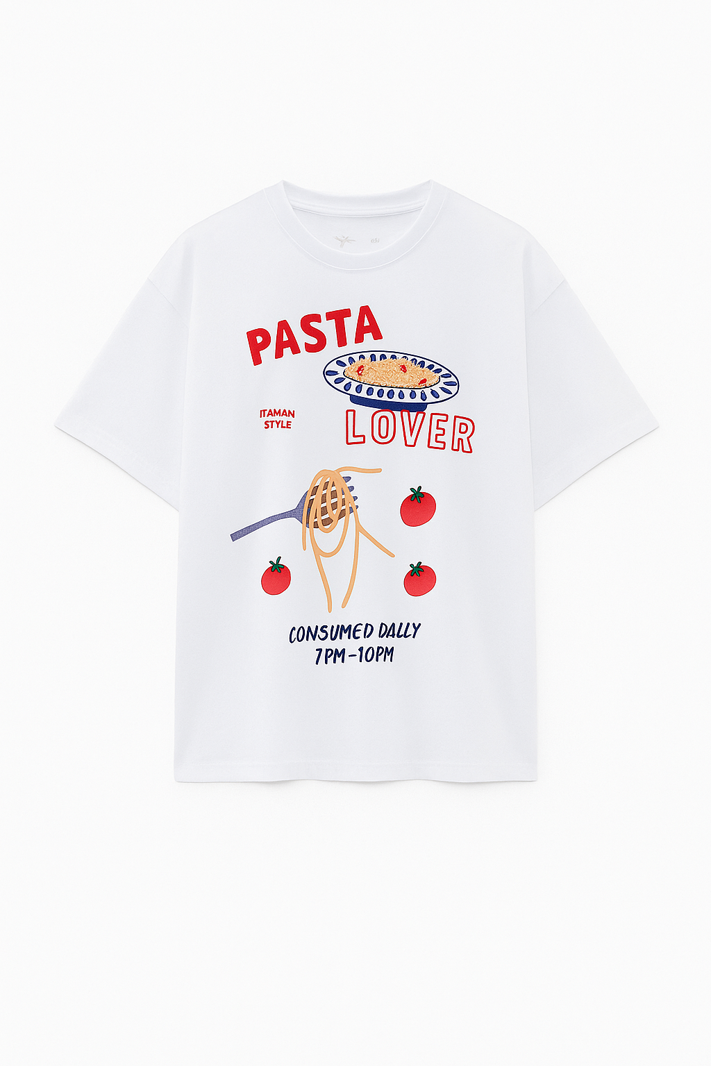 Camiseta Oversized Pasta Lover