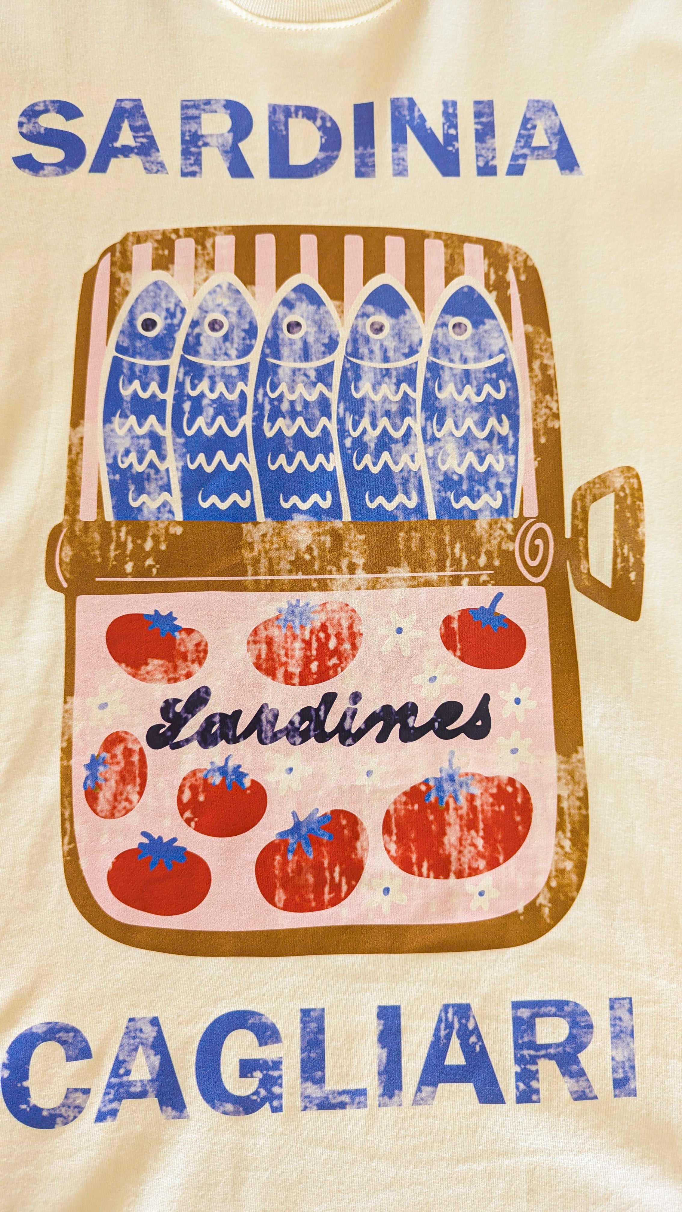 Camiseta Oversized Sardinia Cagliari