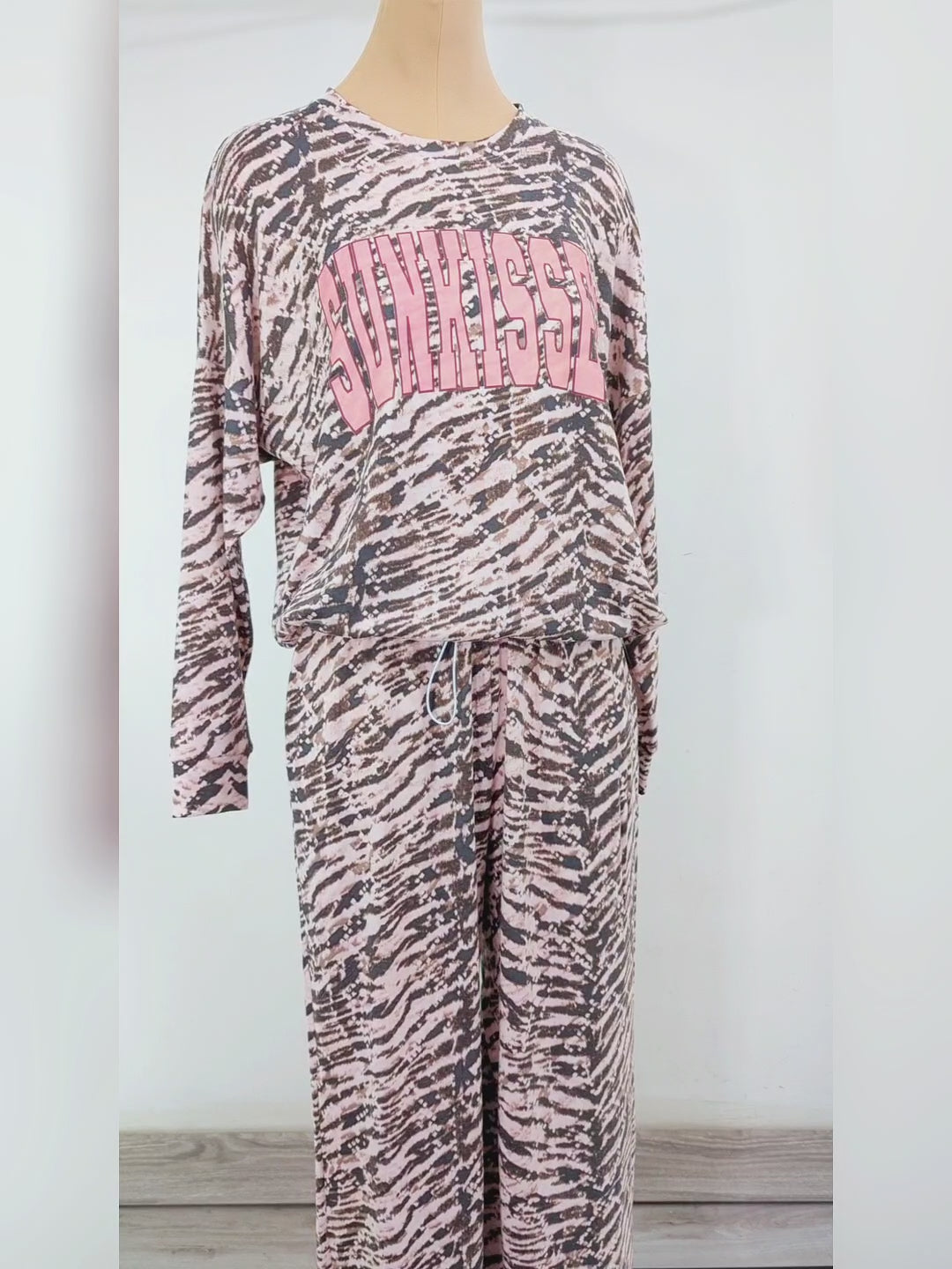 Set Pijamero Sunkissed Cebrado