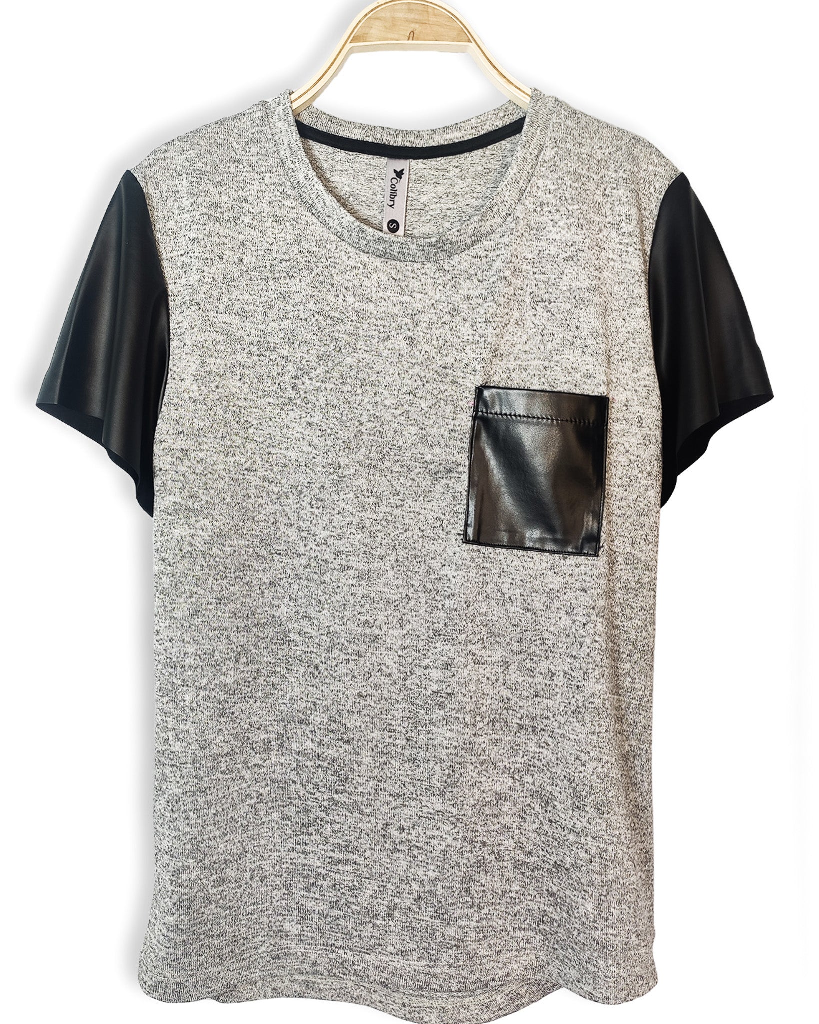 Camiseta Manga Cuerina