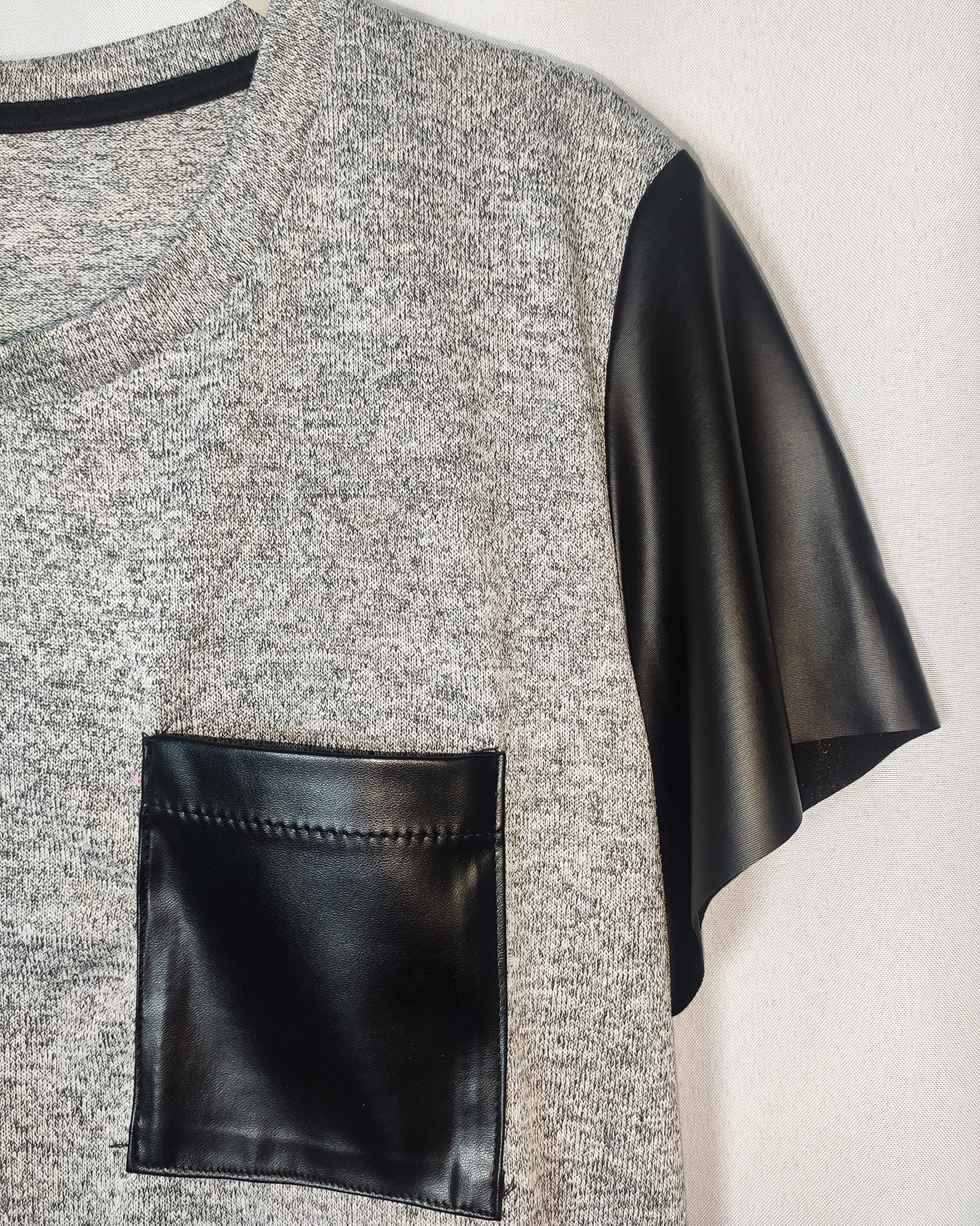 Camiseta Manga Cuerina