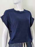 Camiseta manga caída Rib