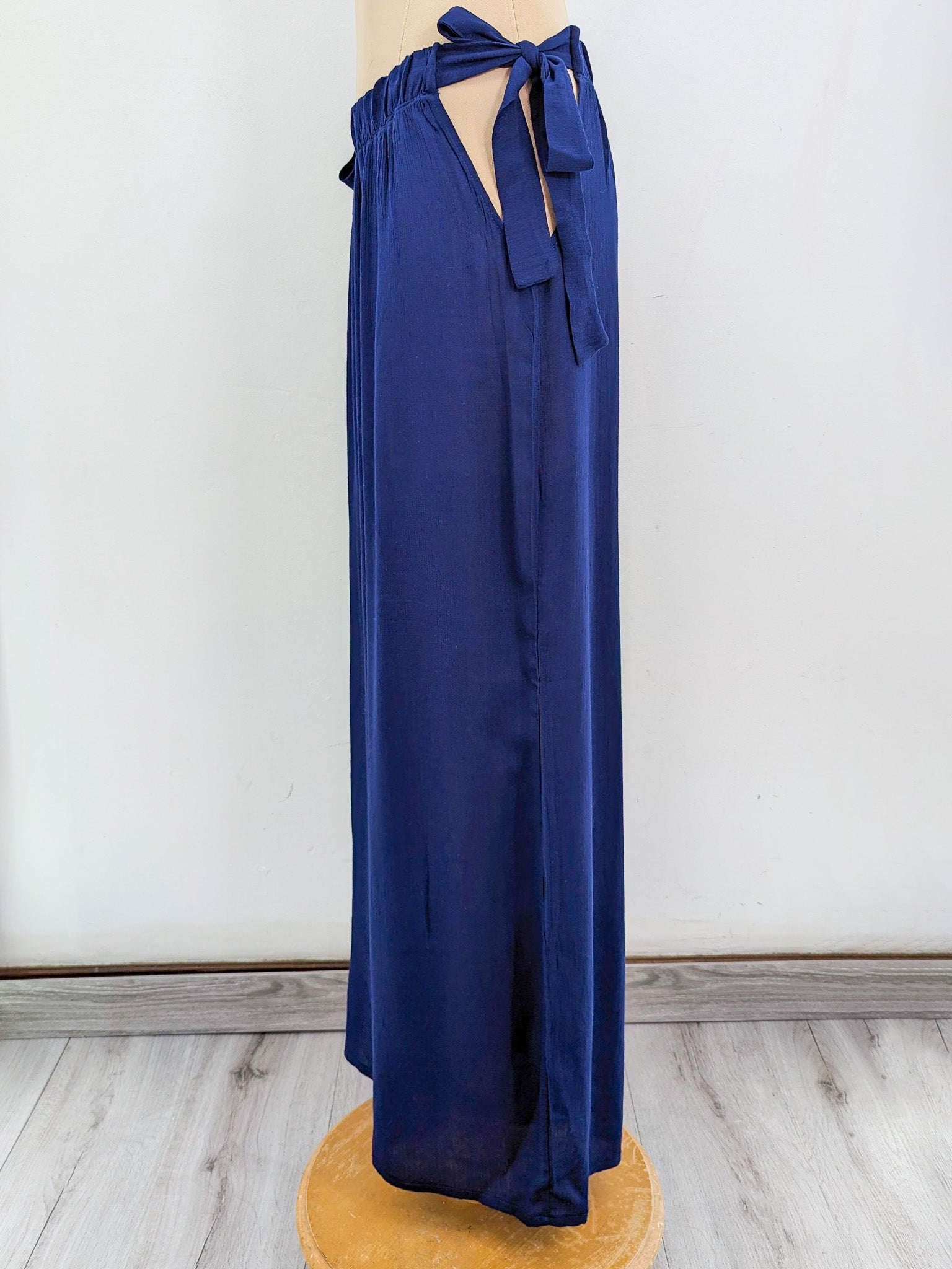 Pantalones Palazzo Cut Out Lazos